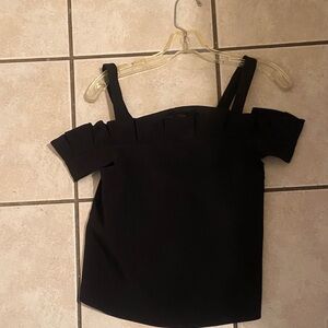Topshop Black Off-Shoulder Strappy Camisole
